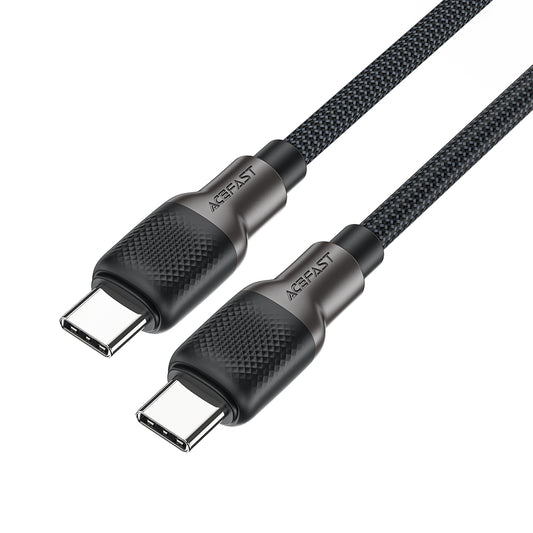 Daten- und Ladekabel USB-C - USB-C Acefast C10-03, 60W, 1.2m, Schwarz