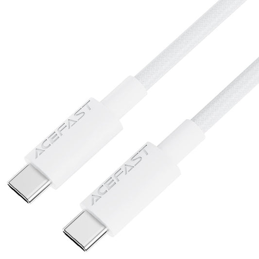 Daten- und Ladekabel USB-C - USB-C Acefast C18-03, 60W, 1.2m, Weiß
