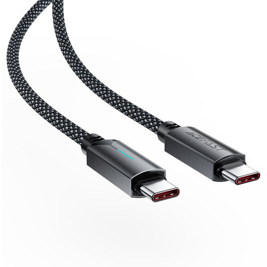 Daten- und Ladekabel USB-C - USB-C Acefast C19-03, 60W, 1,2m, Schwarz
