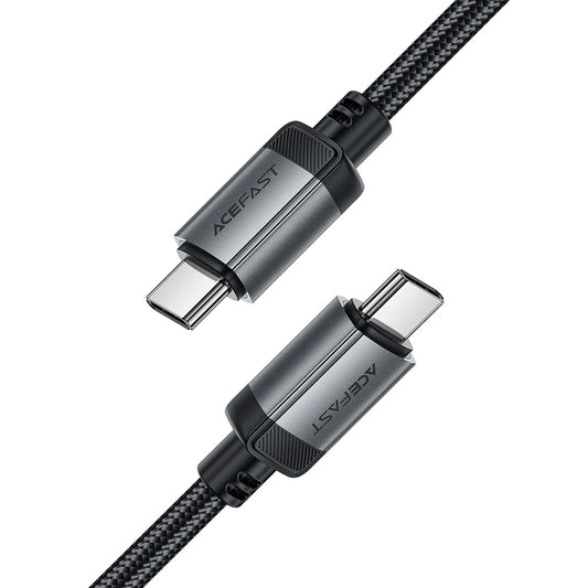 USB-C Daten- und Ladekabel - USB-C Acefast C20-03, 60W, 1.2m, Schwarz