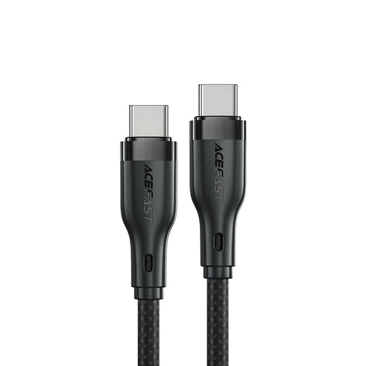 USB-C Daten- und Ladekabel - USB-C Acefast C8-03, 60W, 1.2m, Schwarz