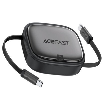 Câble de Données et de Charge USB-C - USB-C Acefast Travel J3, 60W, 0.95m, Noir