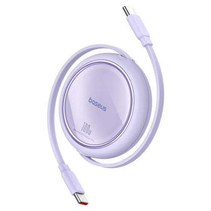 USB-C Daten- und Ladekabel - USB-C Baseus Free2Draw Mini Retractable, 100W, 1m, Lila P10364500511-00