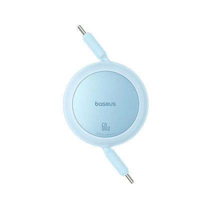 USB-C Data and Charging Cable - USB-C Baseus Free2Pull Mini Retractable, 60W, 1m, Blue P10364500311-01
