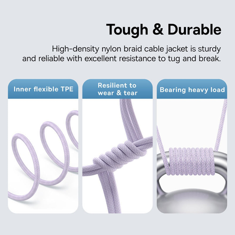 Daten- und Ladekabel USB-C - USB-C Baseus Gem, 100W, 1m, Lila P10373000511-00