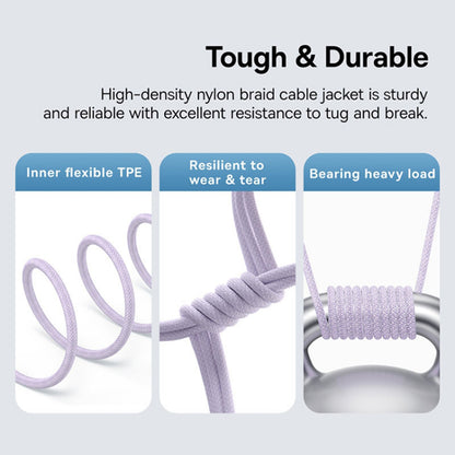 Daten- und Ladekabel USB-C - USB-C Baseus Gem, 100W, 1m, Lila P10373000511-00