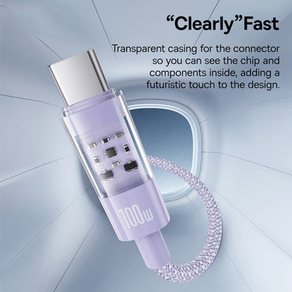 Daten- und Ladekabel USB-C - USB-C Baseus Gem, 100W, 1m, Lila P10373000511-00