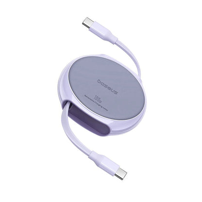 USB-C Data and Charging Cable - USB-C Baseus Pathfinder Retractable, 100W, 1m, Purple P10368400511-00