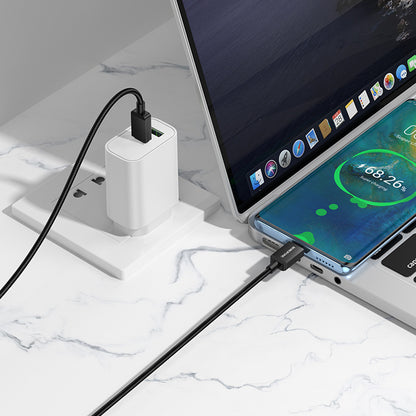 Câble de Données et de Charge USB-C - USB-C Borofone BX120 Placer, 60W, 1m, Noir