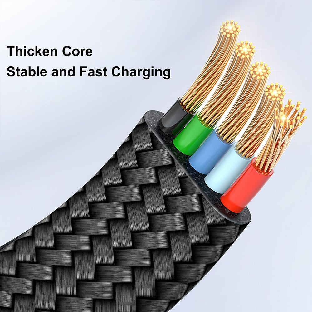 Data- en Oplaadkabel USB-C - USB-C Lito LD11CC, 60W, 1m, Zwart