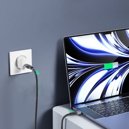 USB-C Data- en Oplaadkabel - USB-C Lito LD23CC, 100W, 1m, Gri