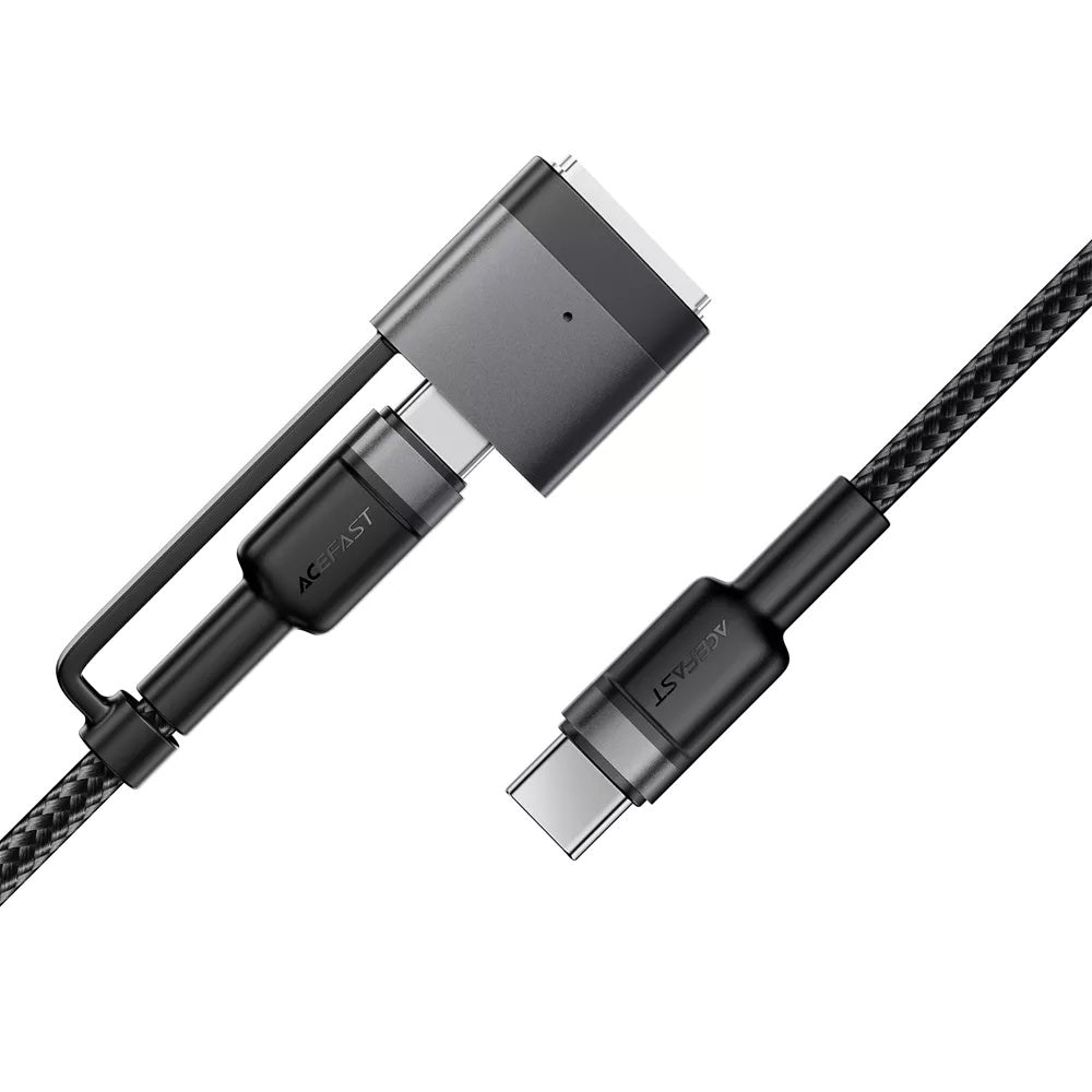 Acefast Oplaadkabel, USB-C - USB-C / MagSafe 3, 240W, 1.2m, Zwart