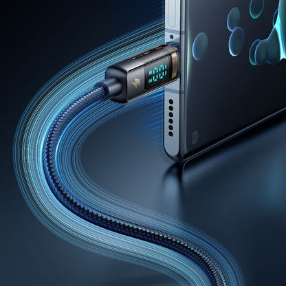 USB-C Data and Charging Cable - USB-C McDodo CA-3610 Auto Power Off Display, 100W, 1.2m, Black