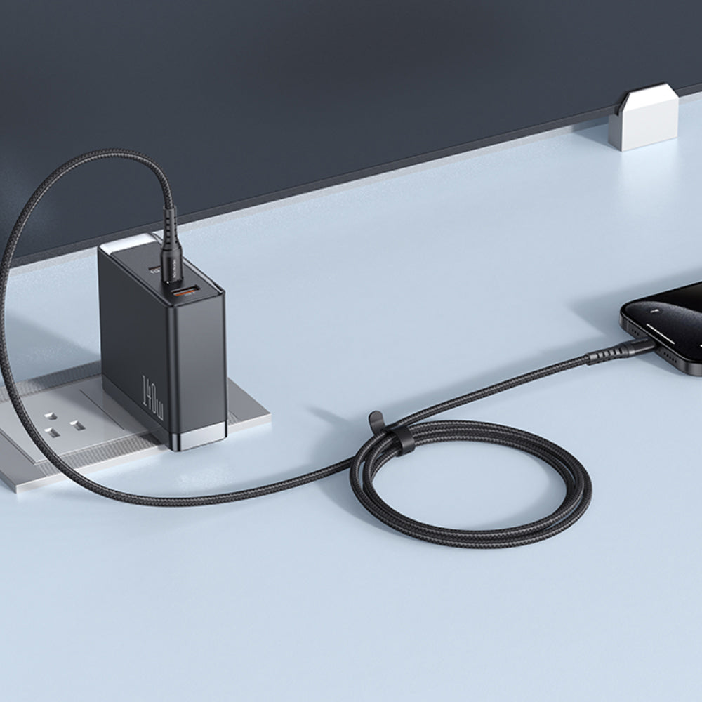 Daten- und Ladekabel USB-C - USB-C McDodo CA-5641, 60W, 1m, Schwarz