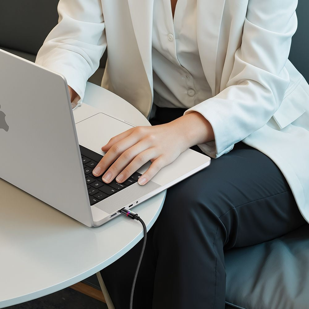 Câble de Données et de Charge USB-C - USB-C McDodo CA-8200 Colorful, 100W, 1.2m, Noir