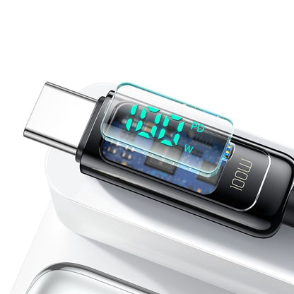 Câble de Données et de Charge USB-C - USB-C McDodo CA-8820 Display, 100W, 1.2m, Noir