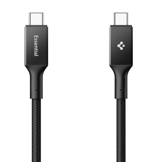 Câble de Données et de Charge USB-C - USB-C Spigen EB10015CC, 100W, 1.5m, Noir ACA10421