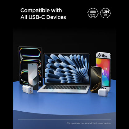 USB-C Data and Charging Cable - USB-C Spigen EB24012CC, 240W, 1.2m, Black