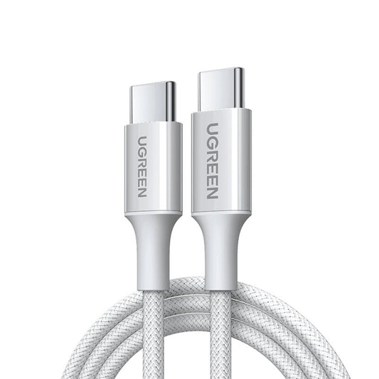 USB-C Data- en Oplaadkabel - USB-C UGREEN L501, 60W, 2m, Gri