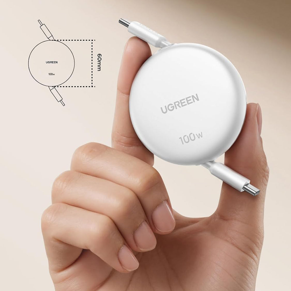 USB-C Data and Charging Cable - USB-C UGREEN L531, 100W, 1m, White