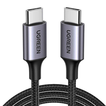 USB-C-auf-USB-C-Daten- und Ladekabel UGREEN US261 (50152), 60 W, 2 m, Grau