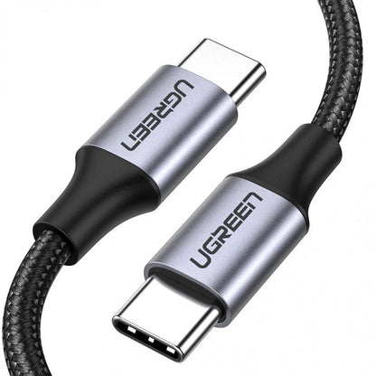 USB-C-auf-USB-C-Daten- und Ladekabel UGREEN US261 (50152), 60 W, 2 m, Grau