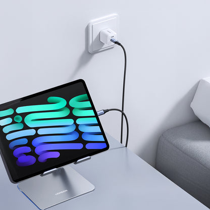 Câble de Données et de Charge USB-C - USB-C UGREEN US535, 240W, 1m, Gris