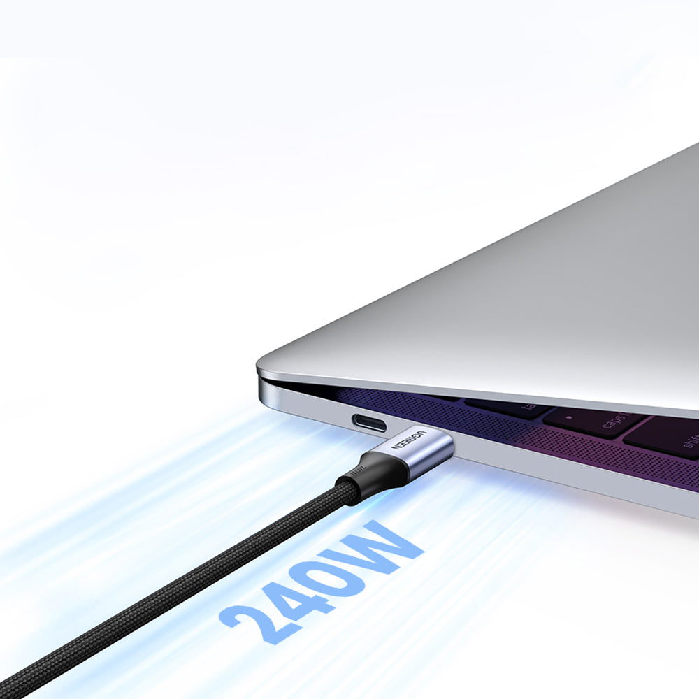 Câble de Données et de Charge USB-C - USB-C UGREEN US535, 240W, 1m, Gris