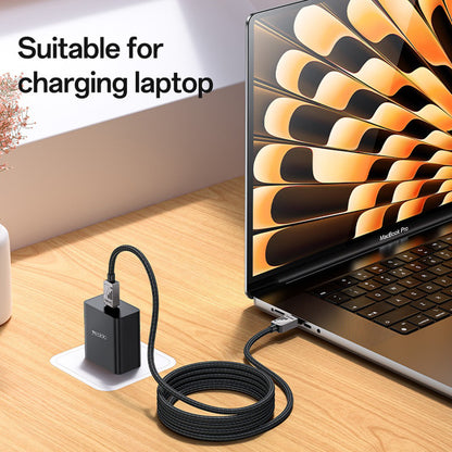 Câble de Données et de Charge USB-C - USB-C Yesido CA196, 60W, 1.2m, Noir