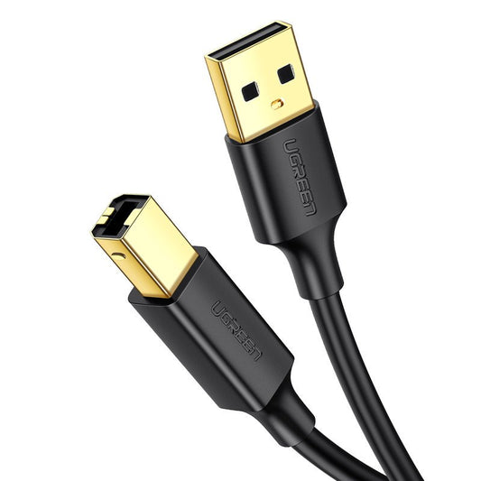 Printer Kabel UGREEN US135, USB-A - USB-B, 2m, Zwart