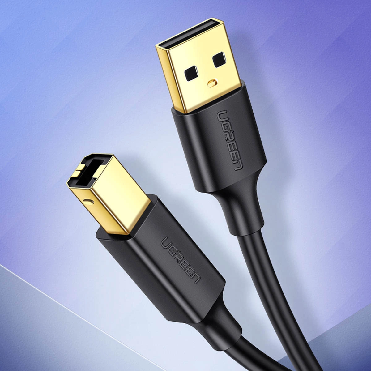 Câble Imprimante UGREEN US135, USB-A - USB-B, 5m, Noir