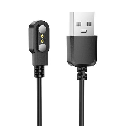Oplaadkabel voor Smartwatch HOCO Y26 / Y27, USB-A, Zwart