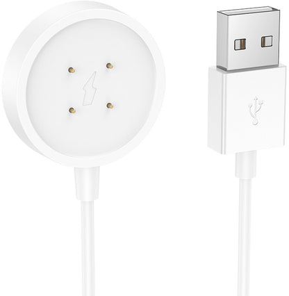 Oplaadkabel voor Smartwatch HOCO Y24, USB-A, Wit