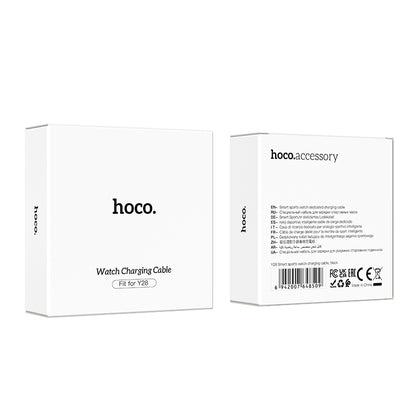 Ladekabel für HOCO Y28 Smartwatch, USB-A, Schwarz