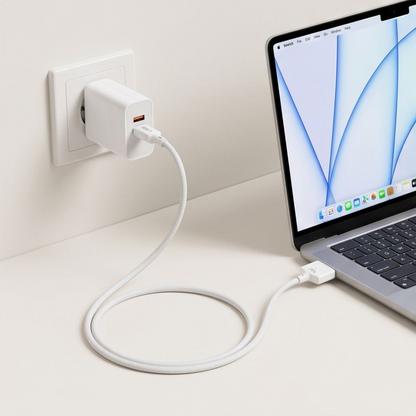 Tech-Protect MMC01 Ultraboost Ladekabel, USB-C - MagSafe 3, 140W, 3m, Weiß
