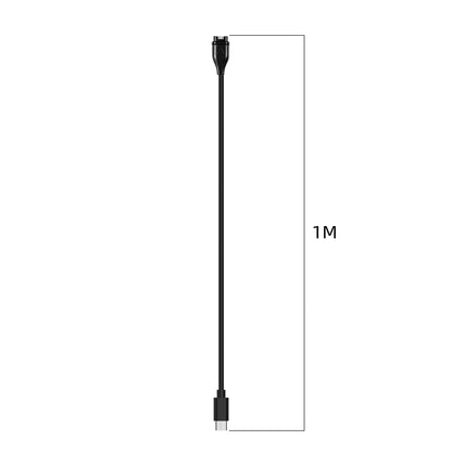 Techsuit TGC2 Oplaadkabel voor Garmin Watch Fenix / vivoactive Series, USB-C, Zwart