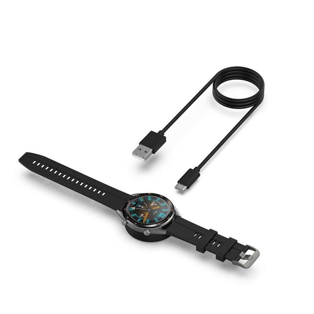 Techsuit THC3 Oplaadkabel voor Honor Watch / Huawei Watch Series, USB-A, Zwart