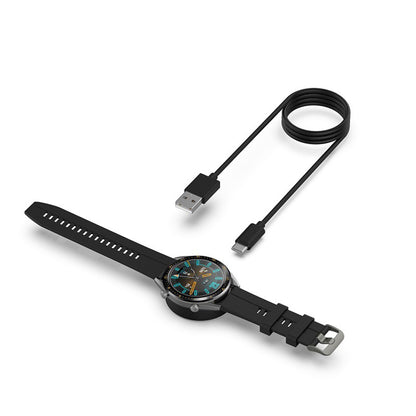 Techsuit THC3 Oplaadkabel voor Honor Watch / Huawei Watch Series, USB-A, Zwart