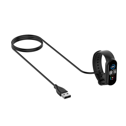 Techsuit TXC1 Oplaadkabel voor Xiaomi Smart Band 7 / 6 / 5, USB-A, Zwart