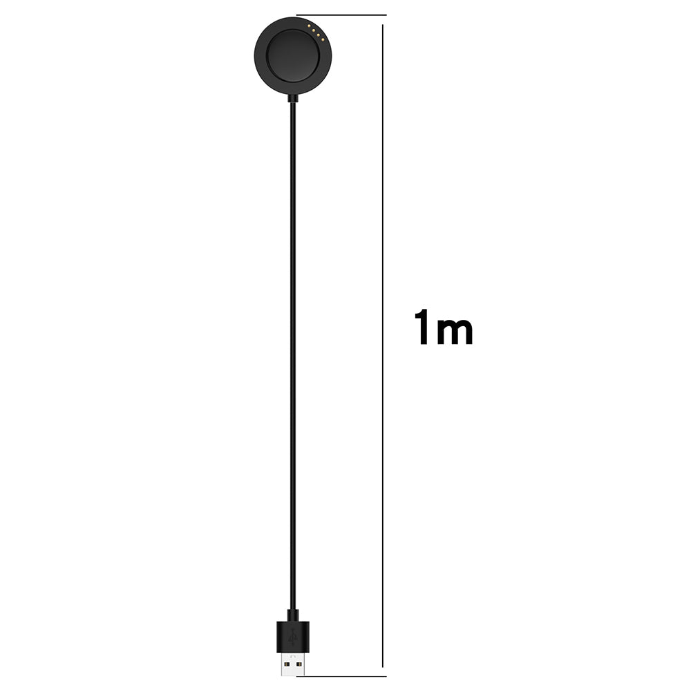 Techsuit TXC9 Oplaadkabel voor Xiaomi Watch S4 Sport, USB-A, Zwart