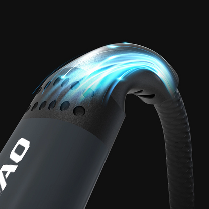 USB-A oplaadkabel - Lightning / microUSB / USB-C Dudao L3E 3in1, 60W, 1,2m, Zwart