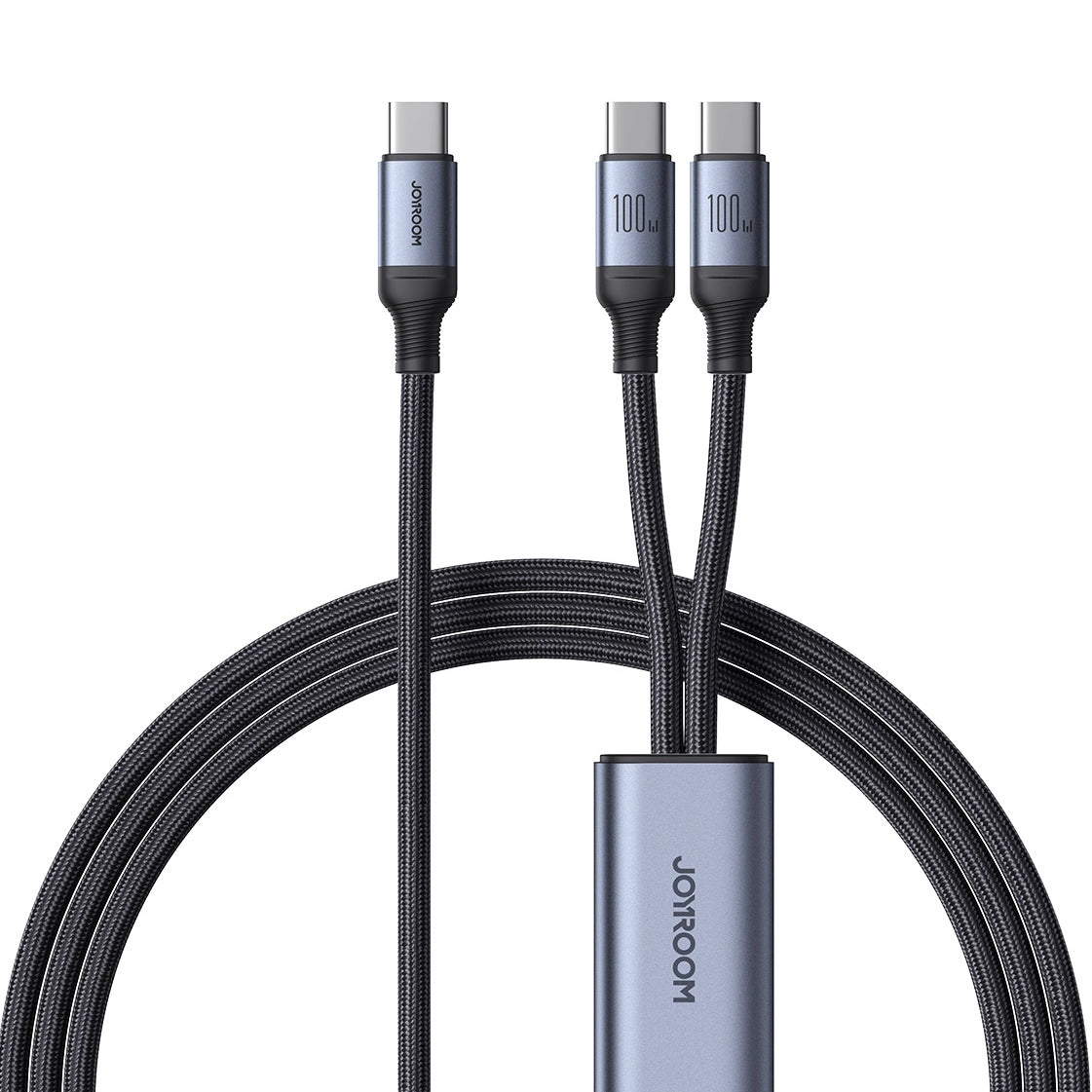 USB-C Oplaadkabel - USB-C Joyroom SA21-1T2, 100W, 1,5m, Zwart 