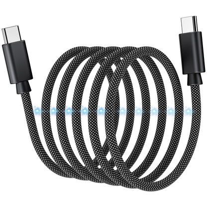 USB-C - USB-C Oplaadkabel Choetech XCC-1052, 100W, 1,2m, Zwart 