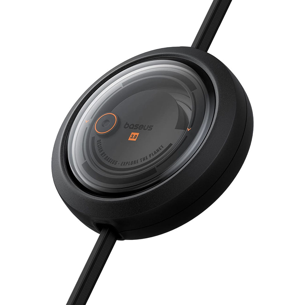 Câble de Chargement USB-C - Lightning / microUSB / USB-C Baseus Free2Draw Rétractable, 100W, 1.1m, Noir P10368700111-04