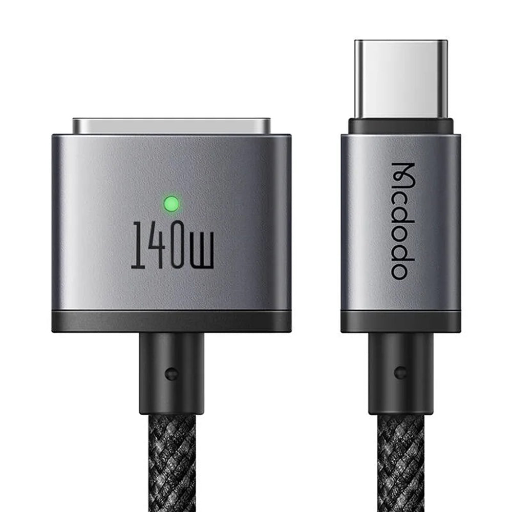 McDodo CA-1470 Oplaadkabel, USB-C - MagSafe 3, 140W, 2m, Zwart