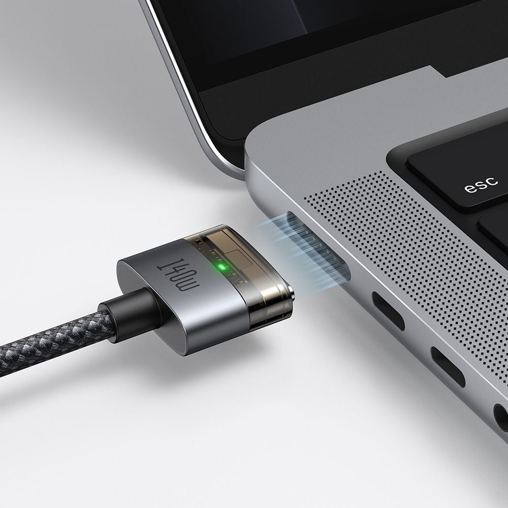 McDodo CA-2070 Oplaadkabel, USB-C - MagSafe 3, 140W, 2m, Zwart