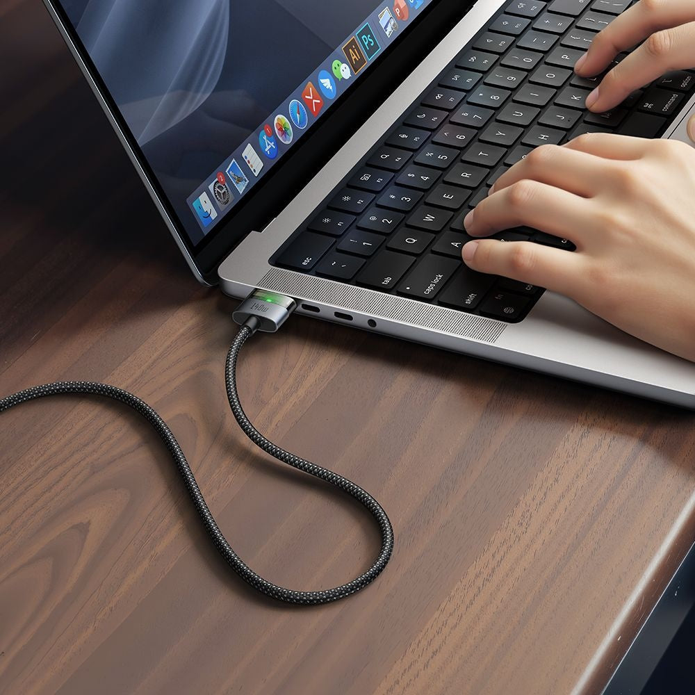 McDodo CA-2070 Oplaadkabel, USB-C - MagSafe 3, 140W, 2m, Zwart