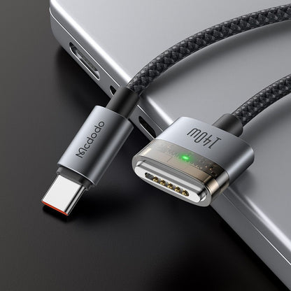 McDodo CA-2070 Oplaadkabel, USB-C - MagSafe 3, 140W, 2m, Zwart