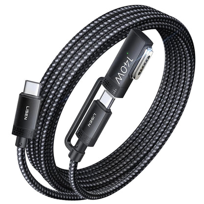 USB-C Oplaadkabel - USB-C / MagSafe 3 Lisen, 140W, 2m, Grijs YL0124070021