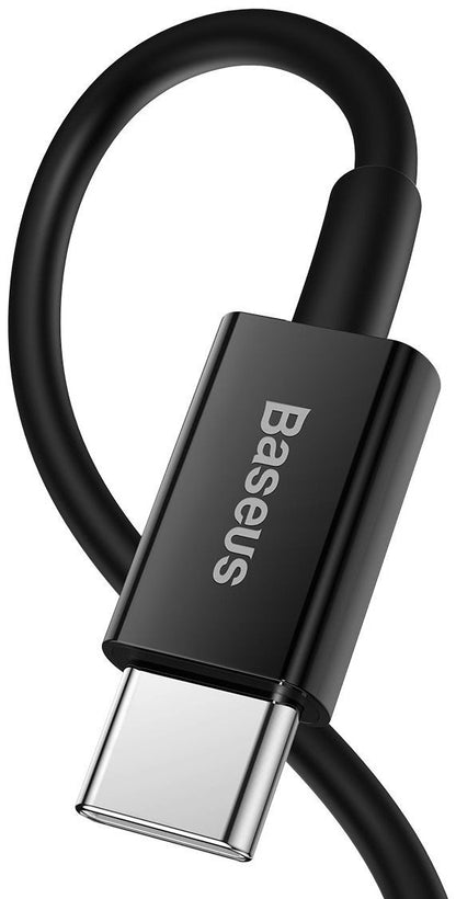 Gegevens- en oplaadkabel USB-C - Lightning Baseus Superior Series, 20W, 2m, Zwart CATLYS-C01